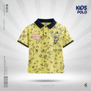 Kids' Premium Polo T-Shirt - School Time