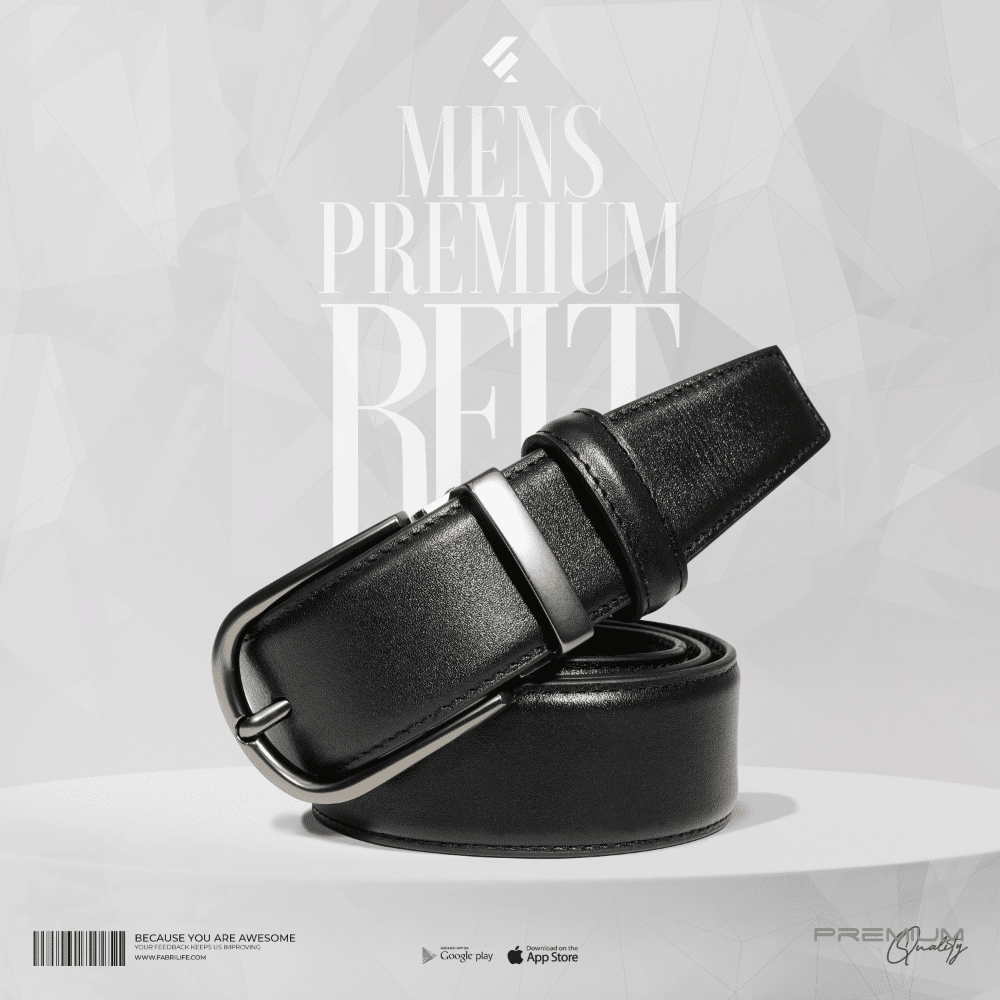 Men's Premium Leather Belt - Executive